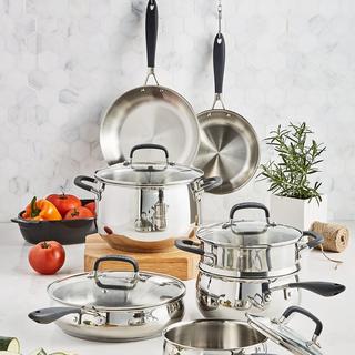 Belgique - Stainless Steel 12-Piece Cookware Set