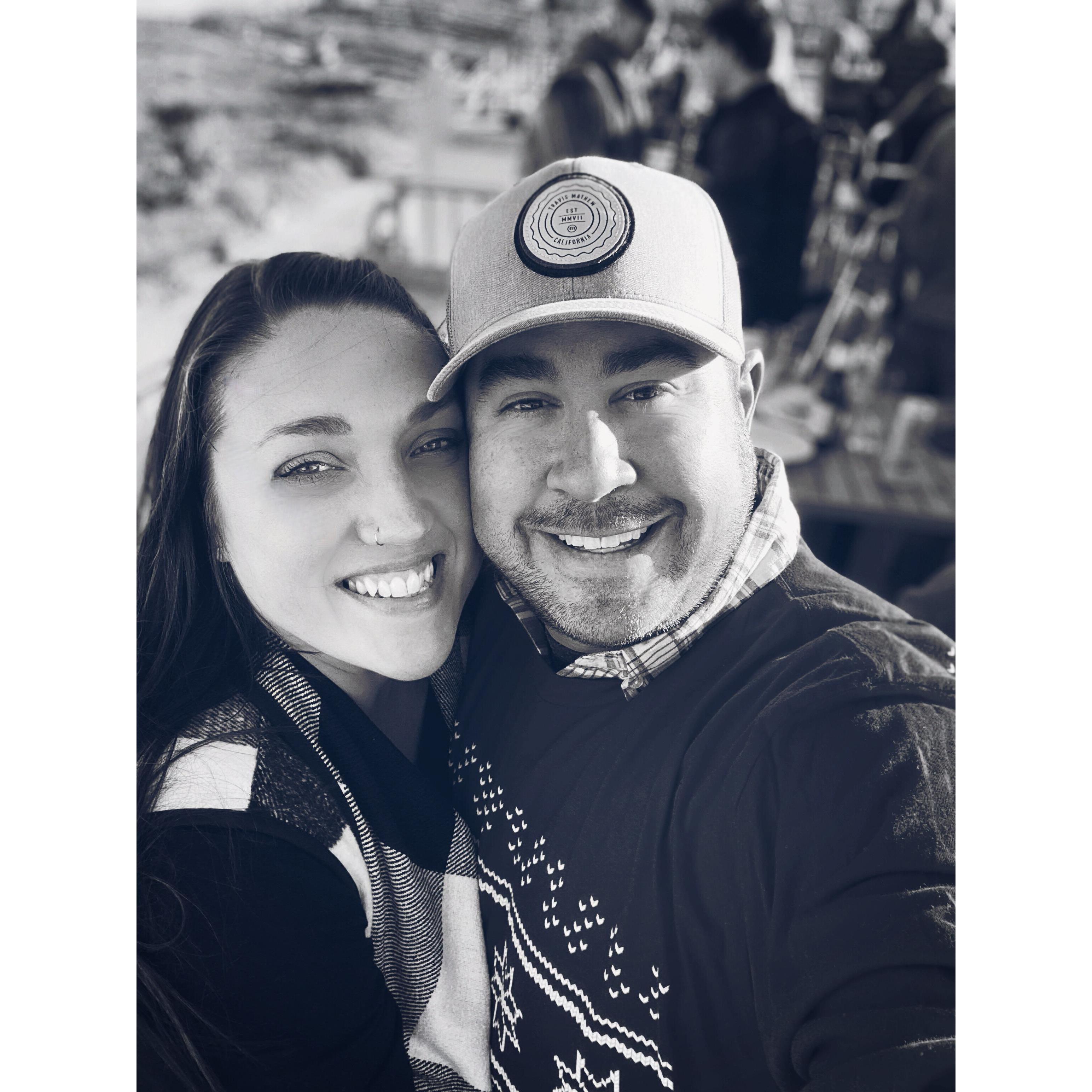 Does this pic look familiar? It should. It was the first Christmas card we sent out. If it doesn't look familiar, I am sorry...you'll be on the Christmas card list next year =)