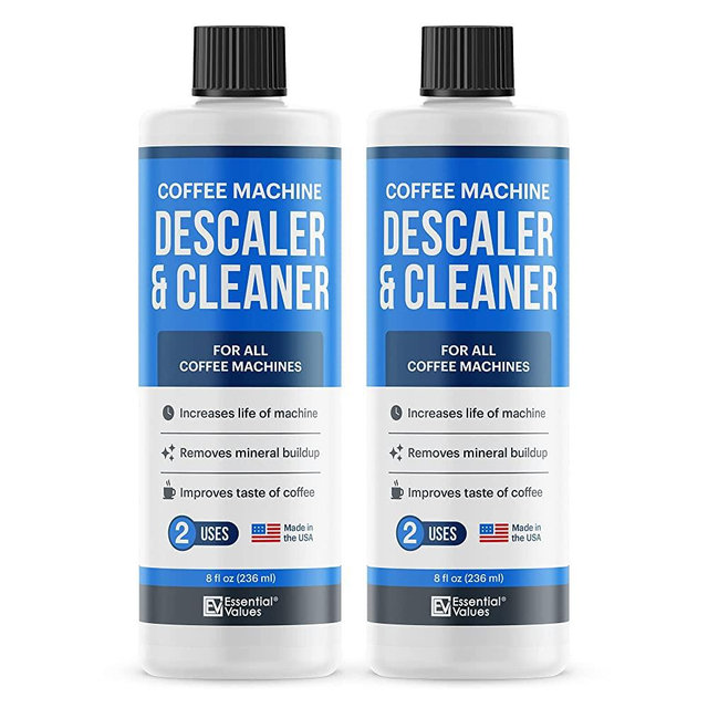 Keurig Compatible Descaling Solution & Keurig Cleaner (4 Uses) Works w/ Keurig Filter, Nespresso Descaling Kit, Breville, Coffee Pot Cleaner & Espresso Machines, Keurig Descaler / Keurig Accessories