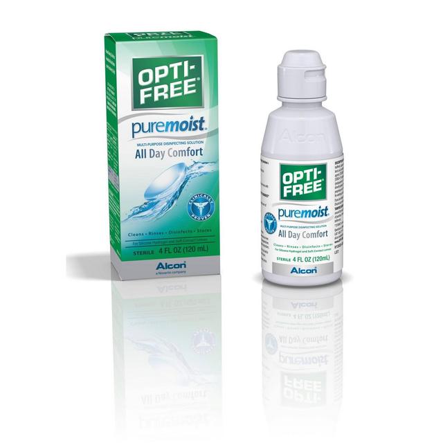 Opti-free Pure Moist Contact Lens Solution - 4oz