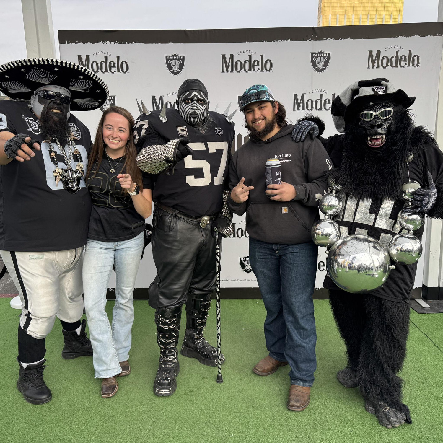 I brought Preston to his first NFL Raiders game!