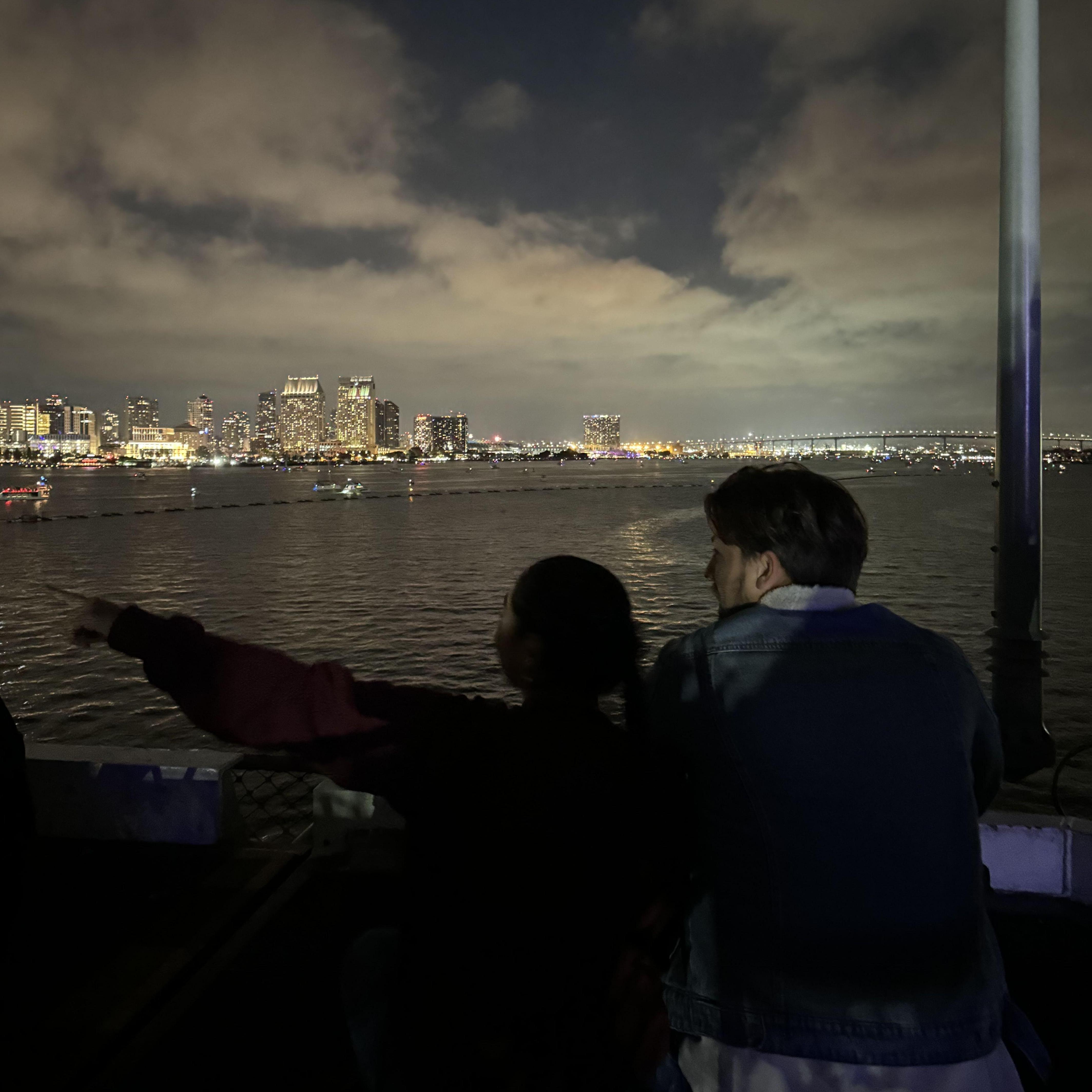 July 4, 2024. We saw the fireworks up close on the USS Lincoln.