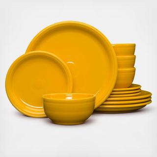 Bistro Coupe 12-Piece Dinnerware Set, Service for 4