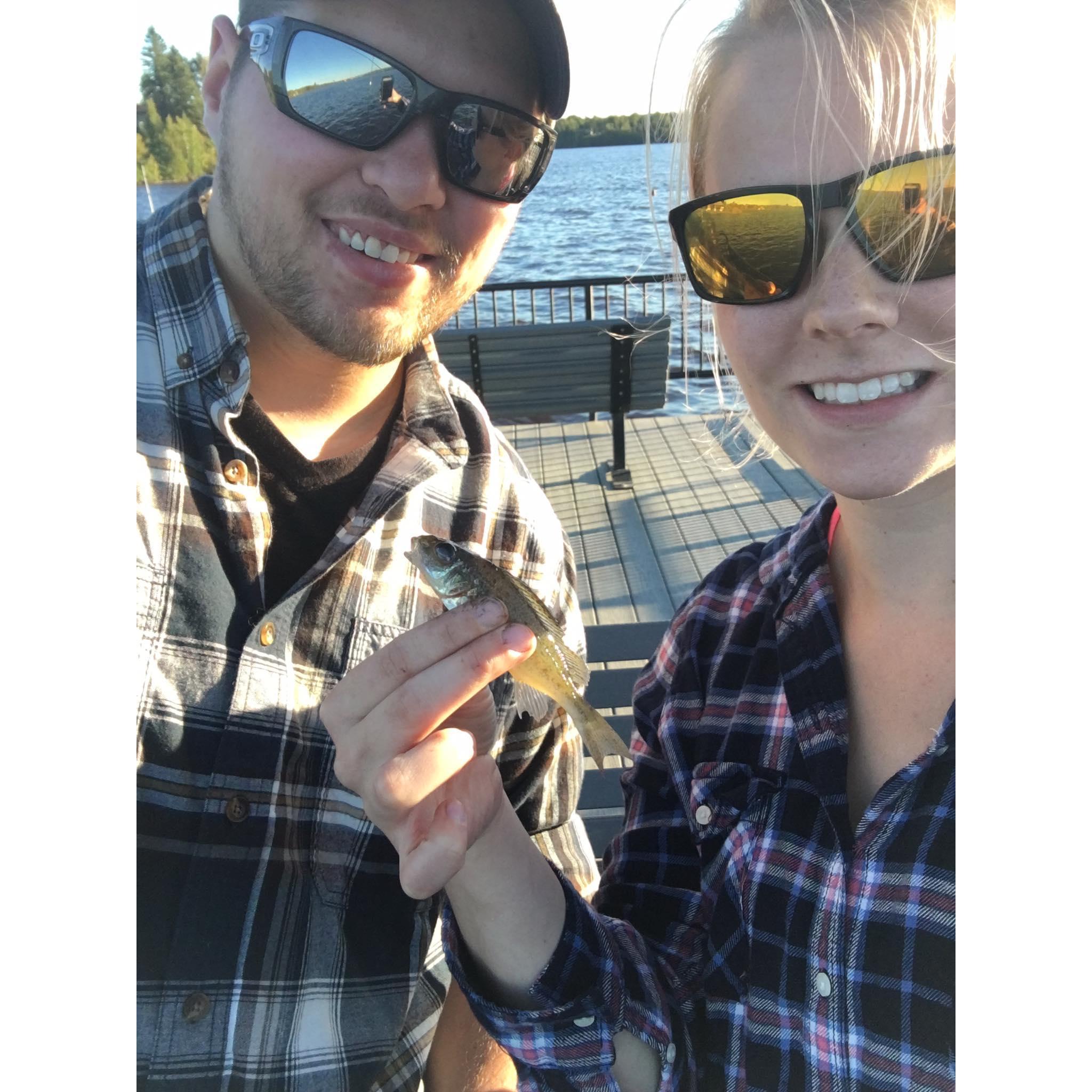 Sharing our love of fishing together