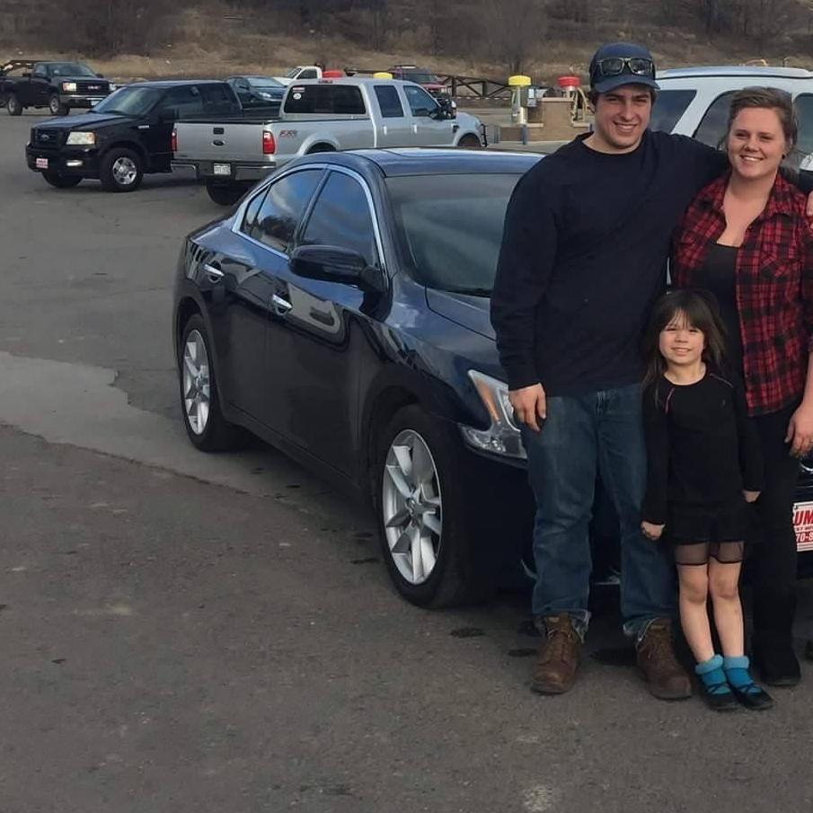 Our first car purchase together.