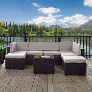 Palm Harbor 8-Piece Outdoor Wicker Set