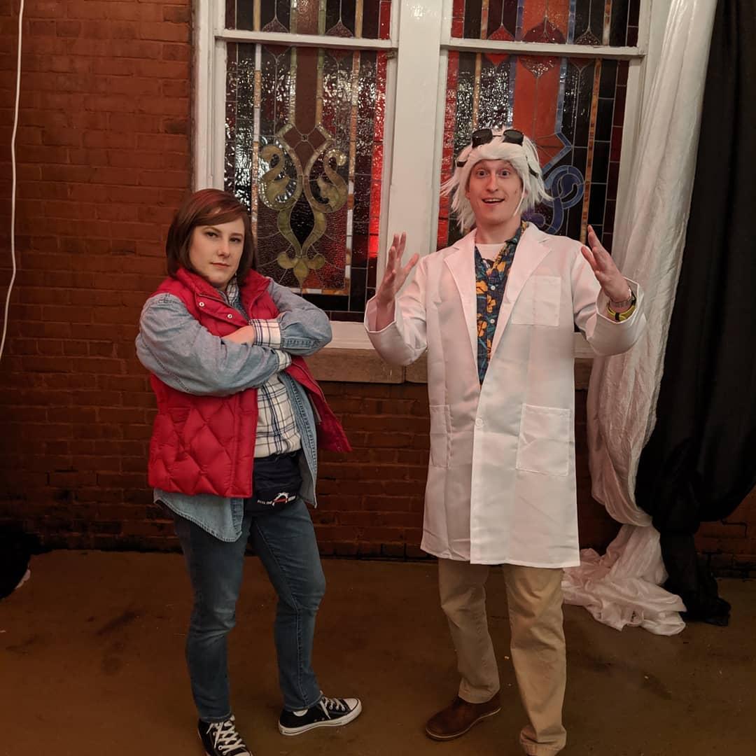 Marty McFly and Doc