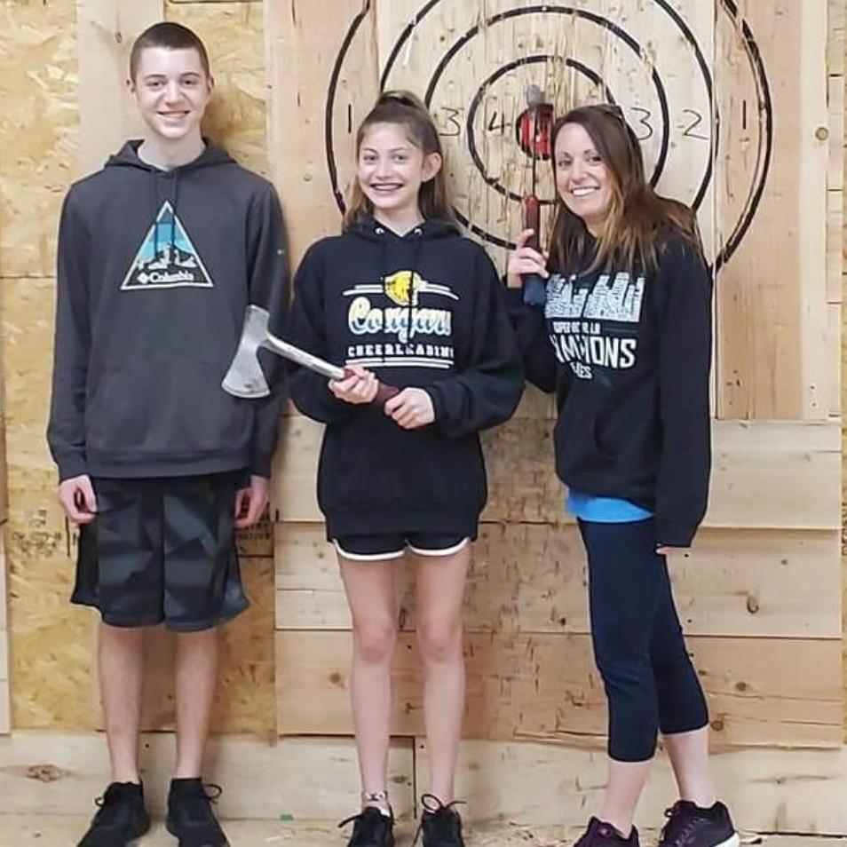 Axe throwing family