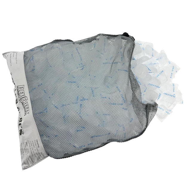 Cooler Cubes 8 lb Bag of Ice - Refreezable Reusable Ice Cubes
