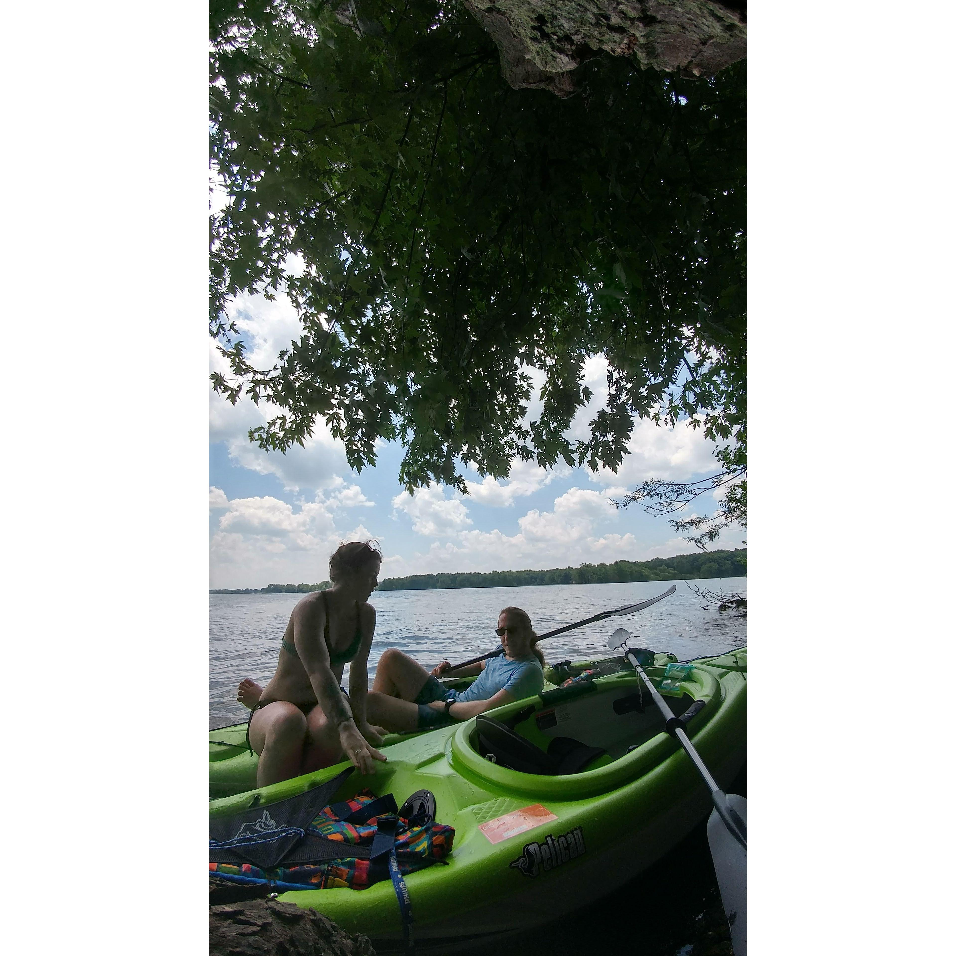 camp and kayak trip