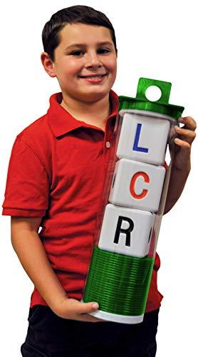 LCR Big Left Center Right Dice Game - Classic (Green) 18" H