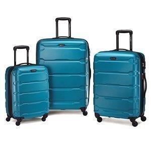 Samsonite 68311-2824 Omni PC Hardside Spinner  20 24 28,  Teal,  3 Piece Set