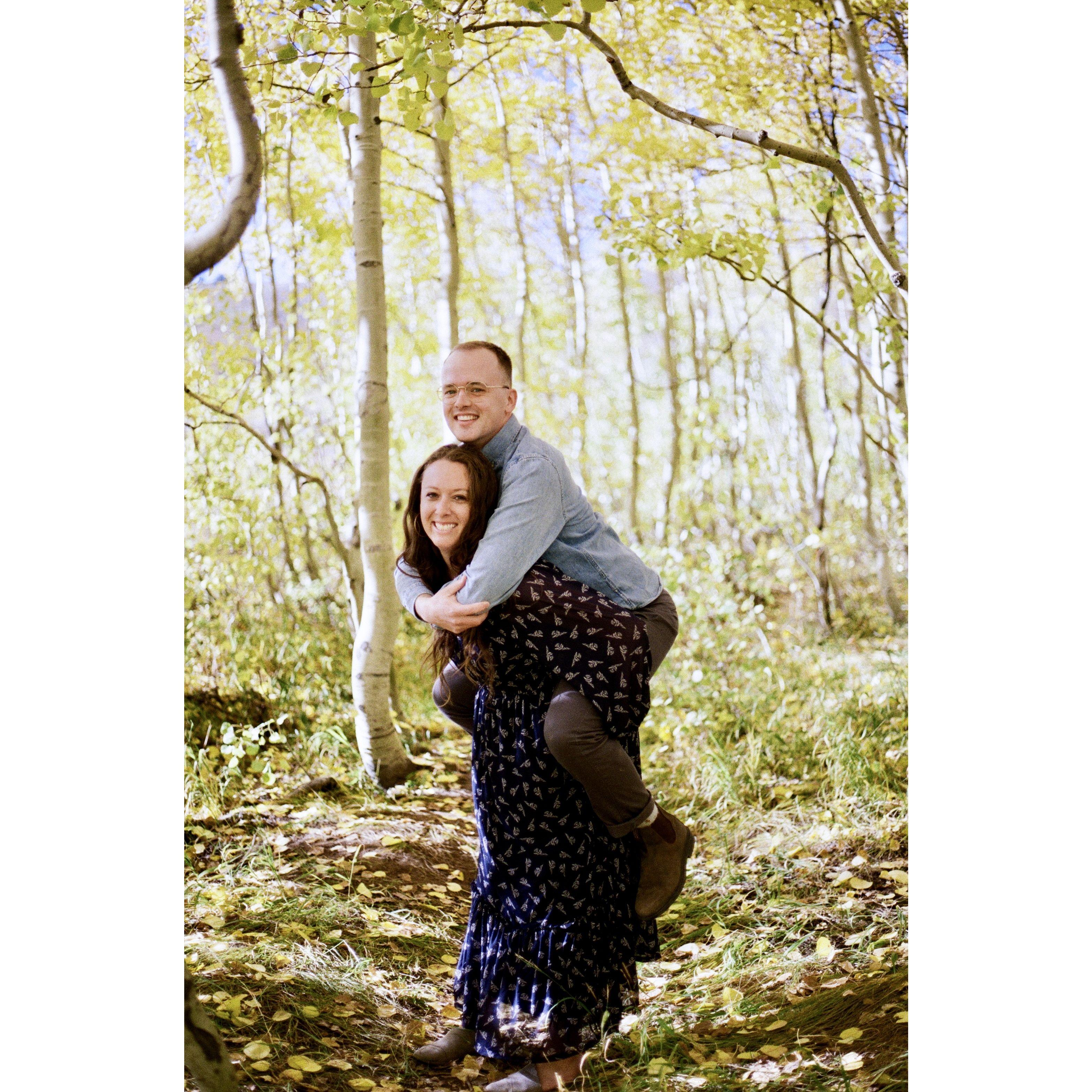 Engagement photos - Wasatch Mountains, Utah