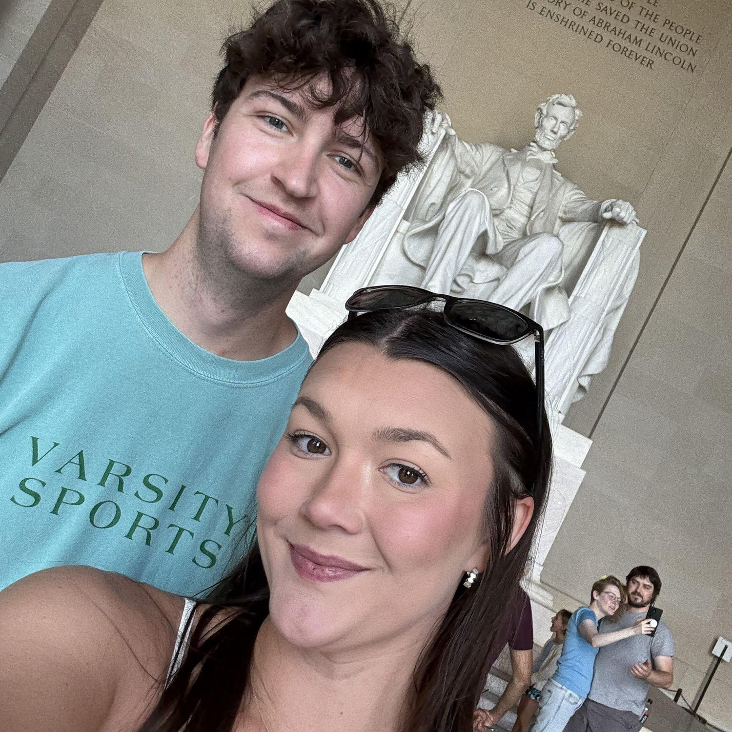 Kristen's first trip to DC to visit Caleb