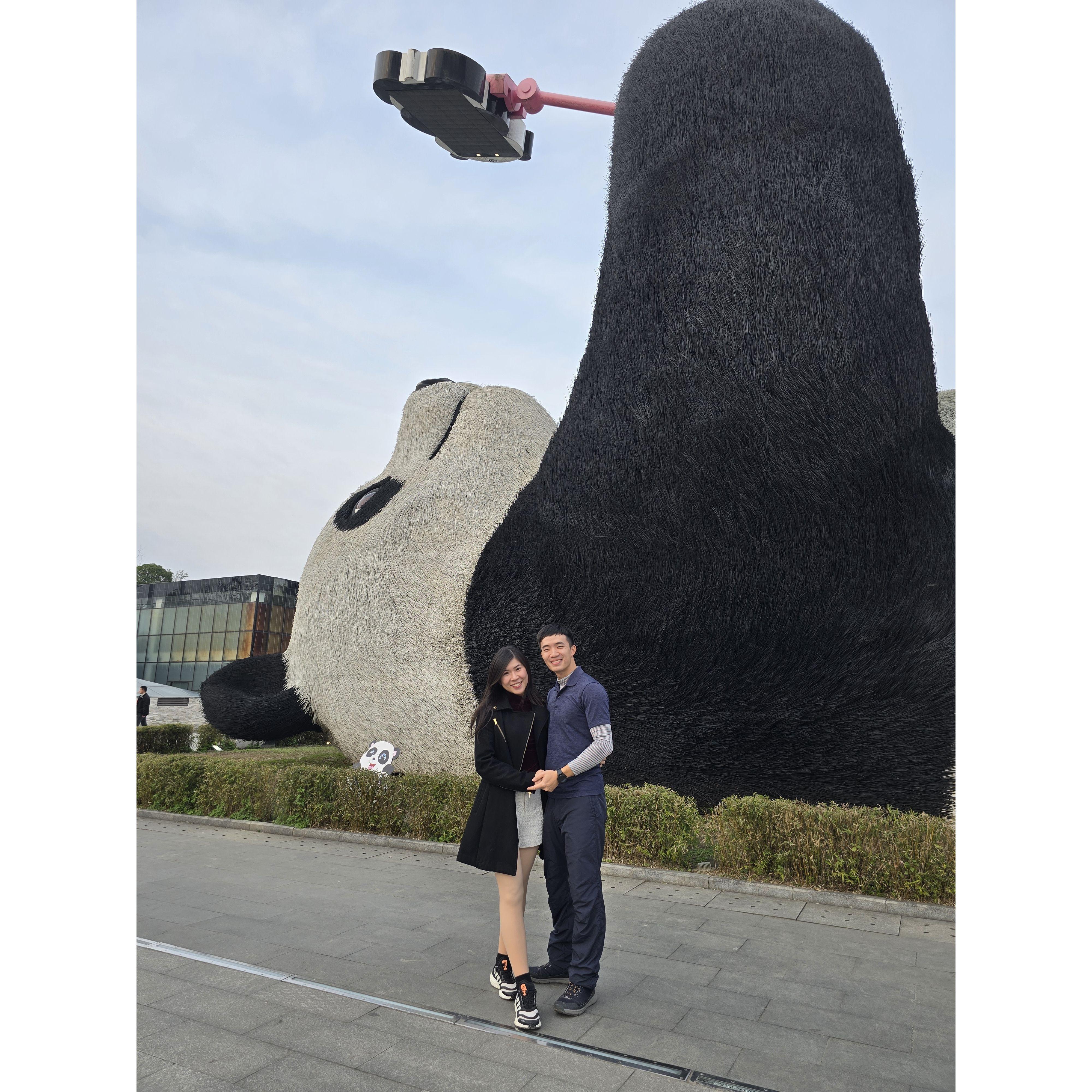 In the city of pandas, Chengdu