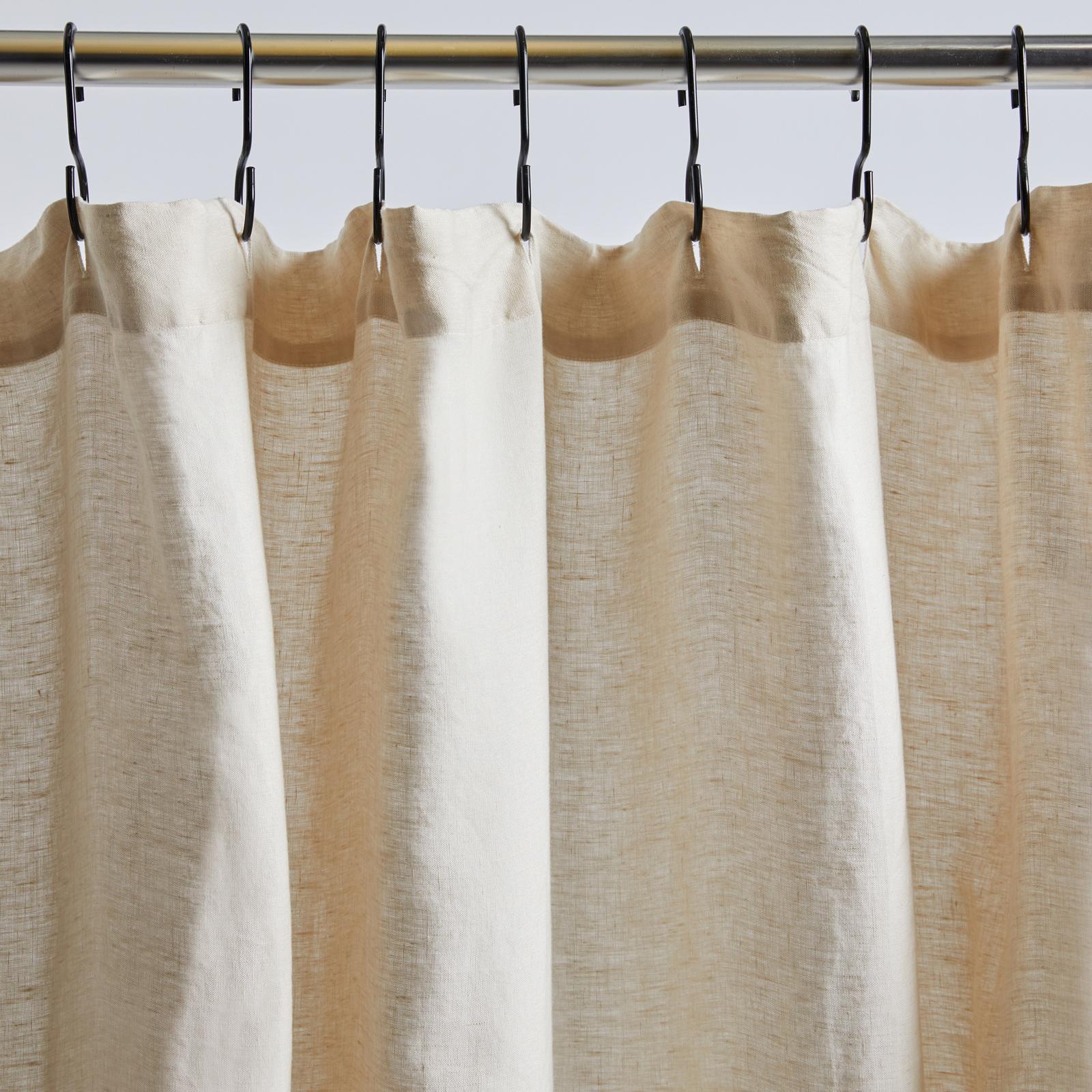 Parachute, Linen Shower Curtain Zola