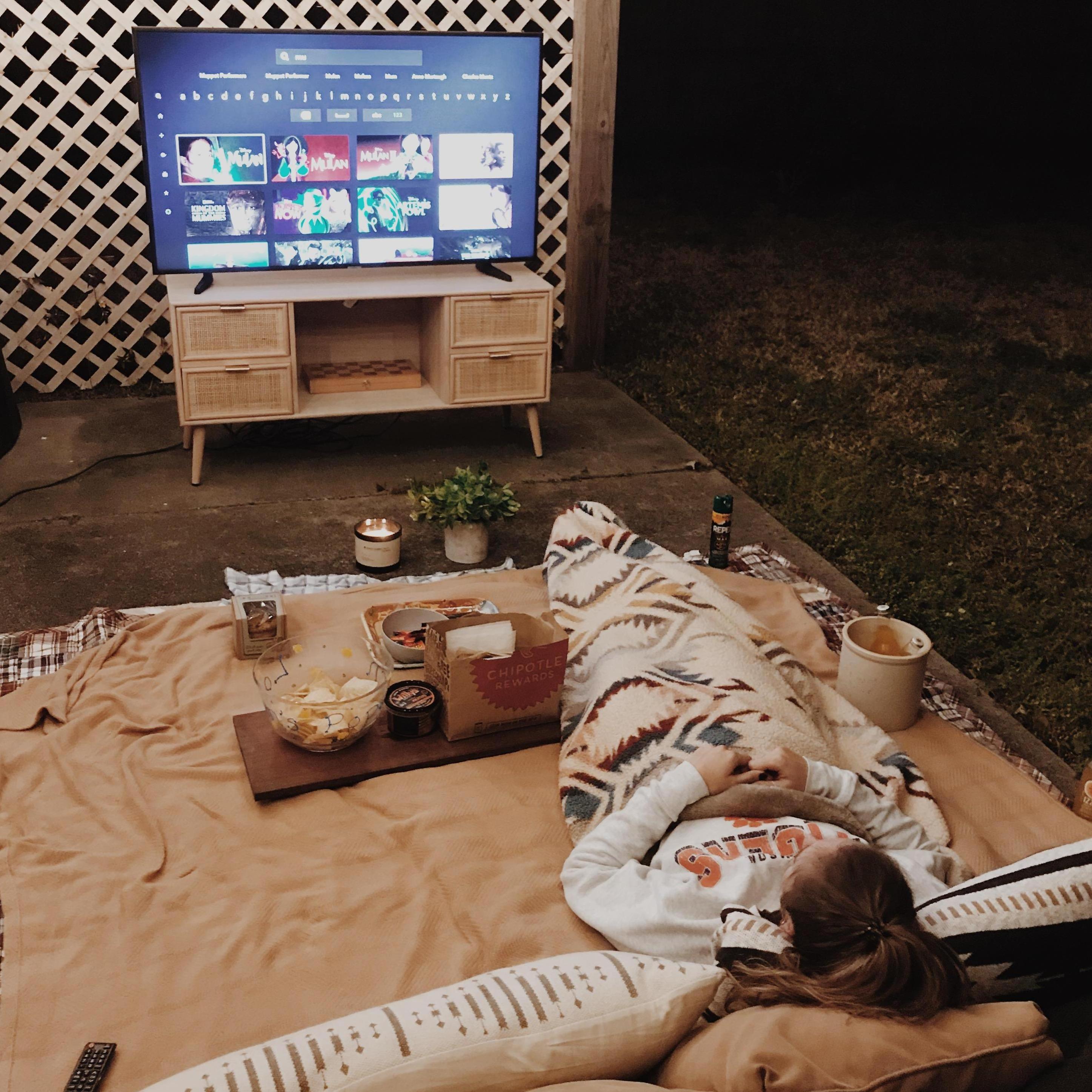 Julia's Pergola | Outdoor Movie Night