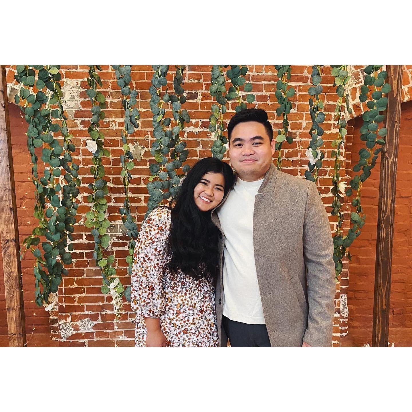 Terrence & Jackie's second formal together in 2021.