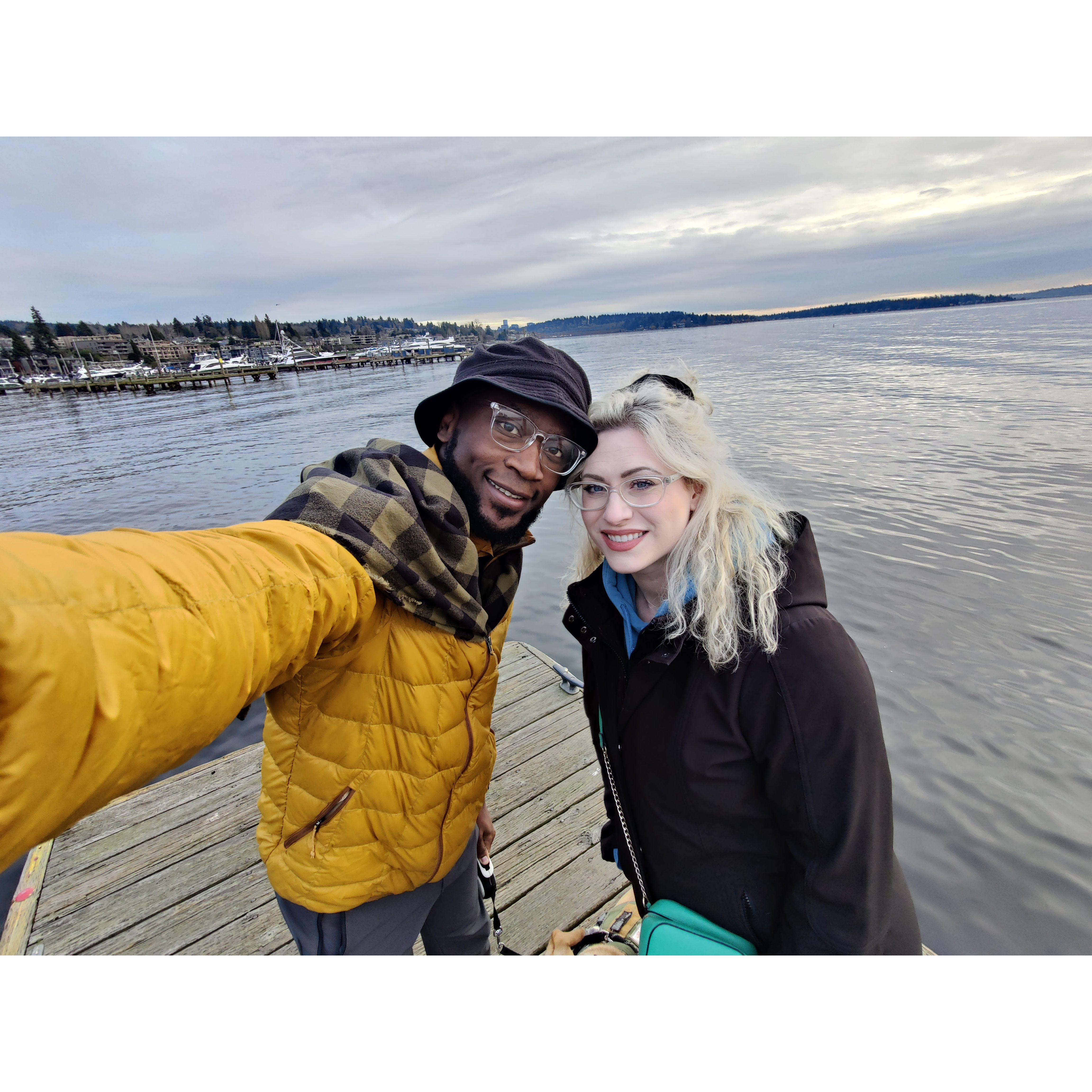 One of our favorite weekend pastimes has been finding new places to walk next to some kind of water. The area we are in has made that pretty easy.
