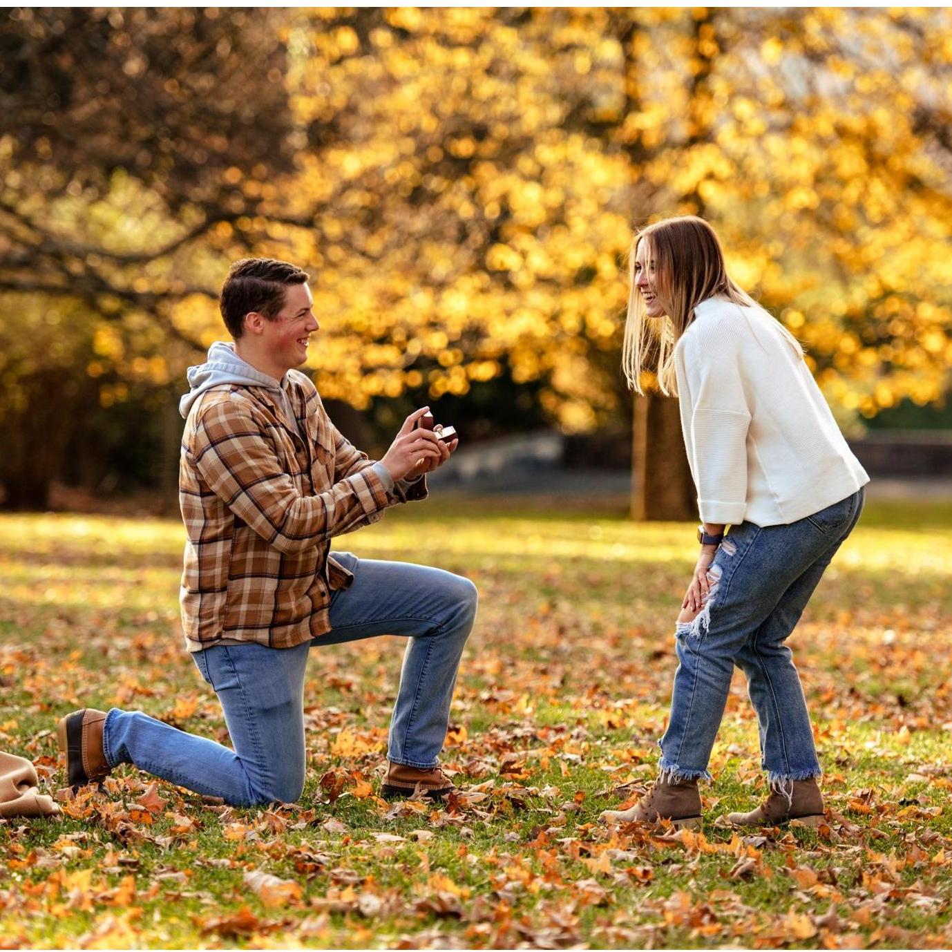 The BIG DAY!! When Lauren said yes to marrying Nick (AKA the happiest day of their lives).