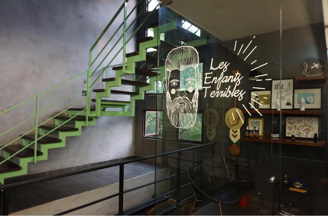 Gentleman! Need a haircut? Make your way to Les Enfants Terribles across the street from the resort (located inside of LOOT).