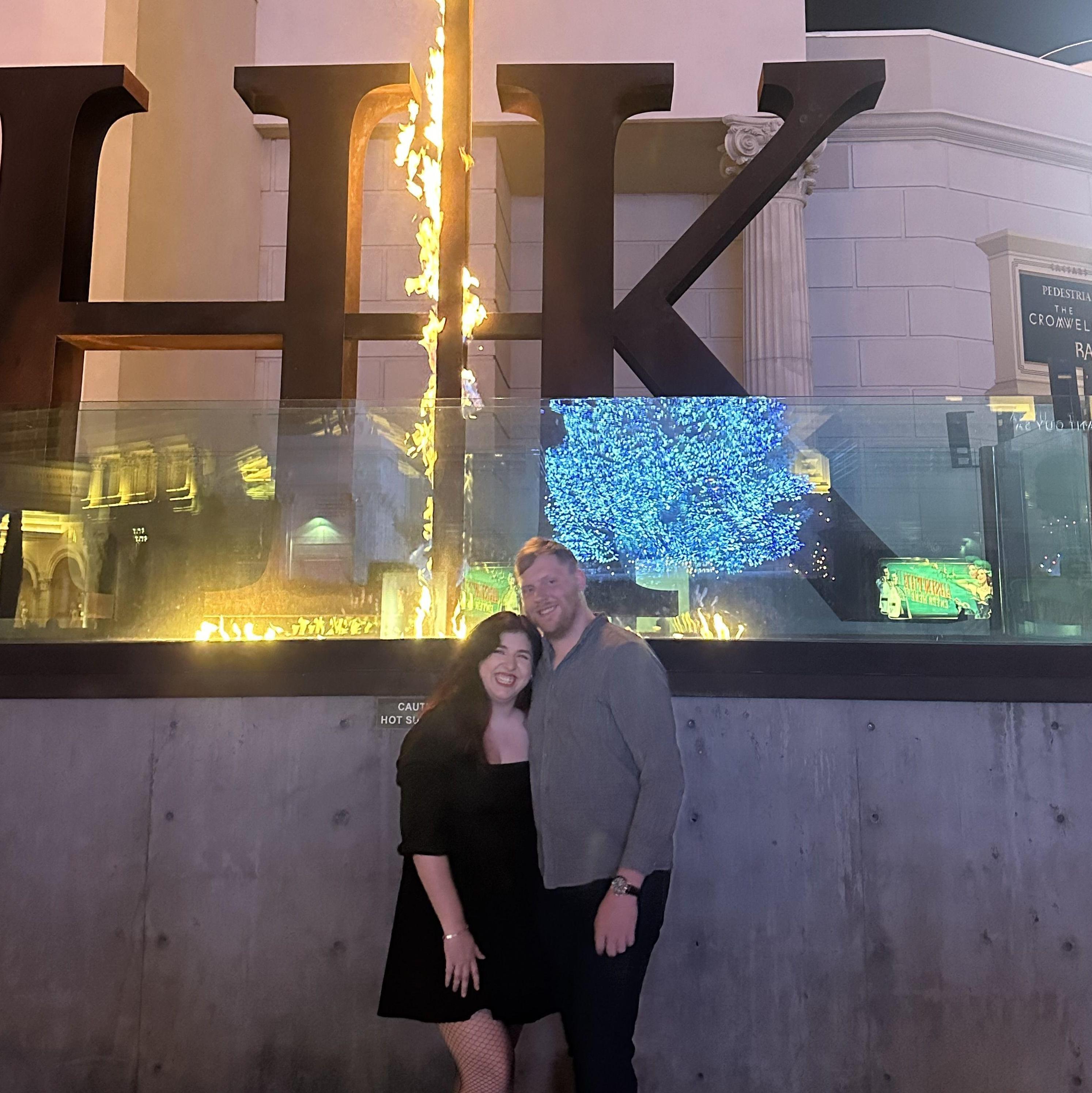 For Cole's 25th birthday in October 2022, they went to Vegas for the first time together. Cole and Ellie tried Gordon Ramsey's Hell's Kitchen while they were there!