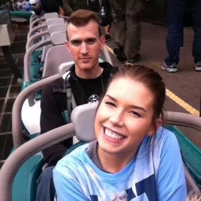 "Sums up our relationship right there." - Justin. Disneyland, Christmas 2016.