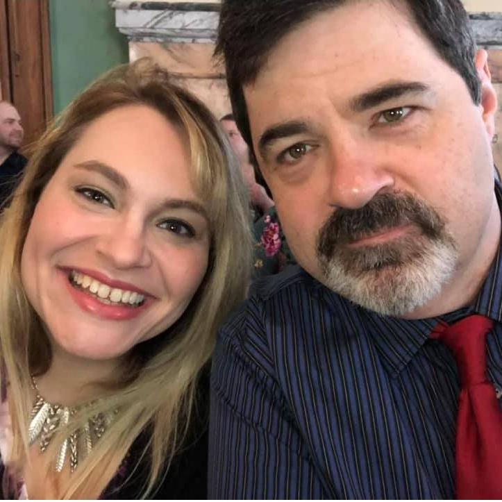 Celebrating the wedding of friend Jeremy and Emma in 2019.