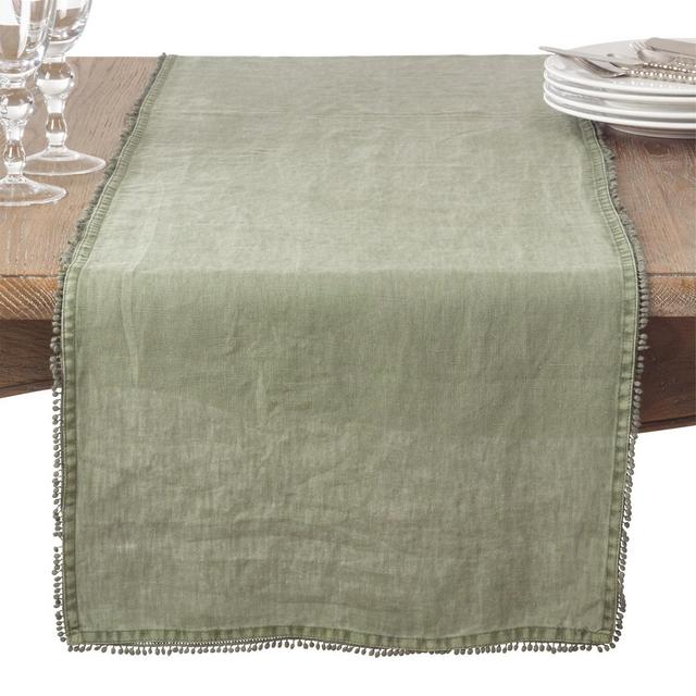 Soft Sage Solid Napkin - Saro Lifestyle