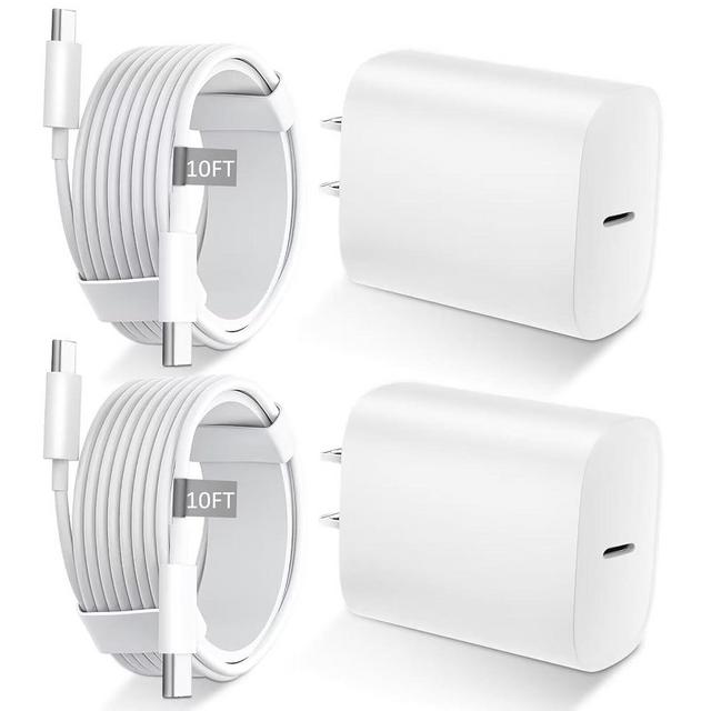 iPhone 16 15 Pro Max Charger Fast Charging,20W USB C Fast Chargers Block iPhones 16 15 Charger Cord 10FT Long USB C Charging Cable for iPhone 16 15 Pro Max/15 Pro/15/15 Plus,iPad Pro 12.9"/11"