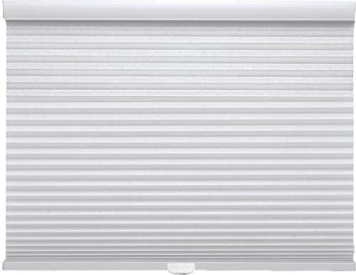 Trader Blinds Cordless Light Filtering Cellular Shade White 43" W x 28" H