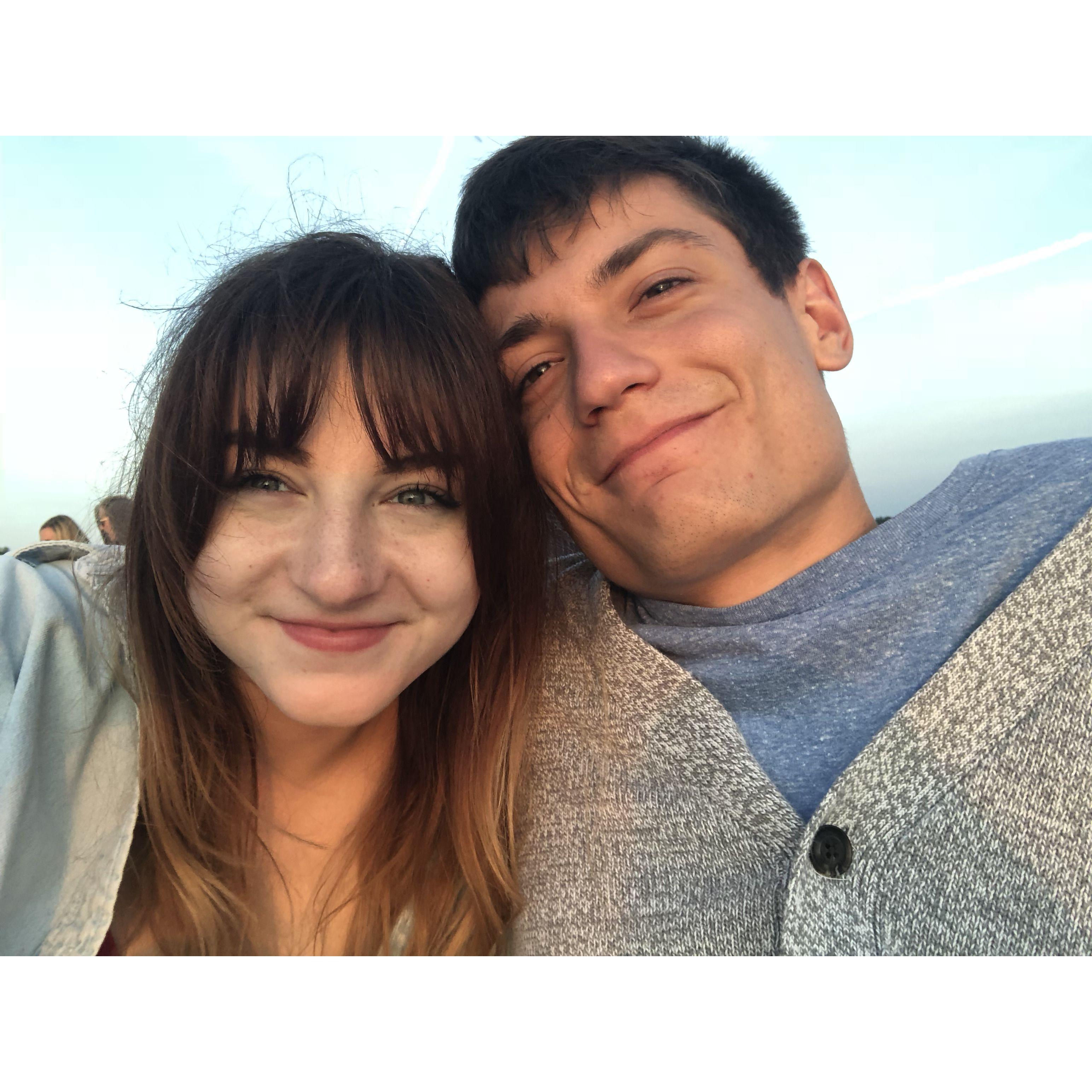 June 2018 - Grand Haven - First Photo Together