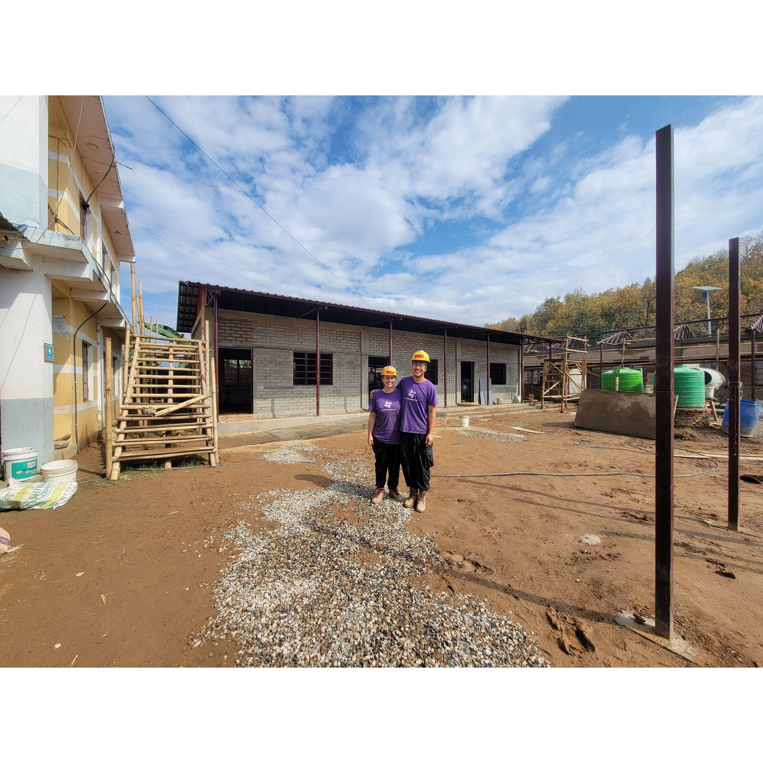 We spent 4 weeks volunteering to build a school in rural Nepal, 2024.