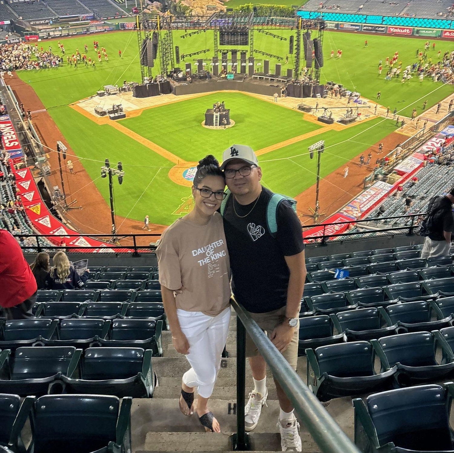 Attending harvest crusade together was an unforgettable experience. We got to worship Jesus with thousands of believers and will definitely be making this a yearly tradition.