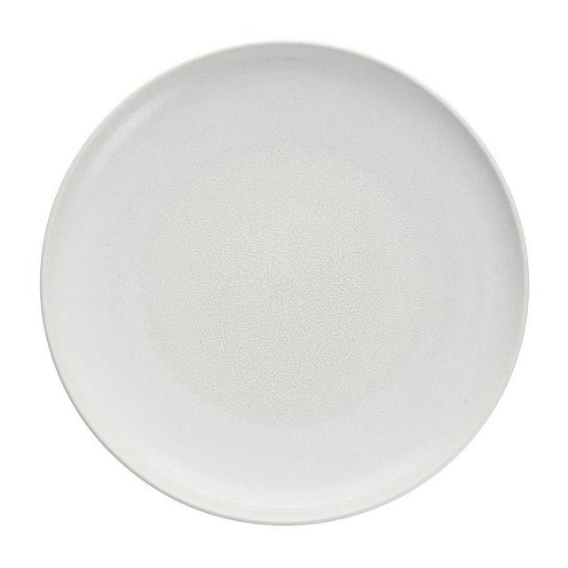 Fortessa Cloud Terre Hugo Stoneware Dinner Plates, Medium, Set of 4 - White