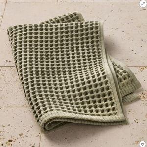 Waffle Hand Towel Olive Sage - Casaluna™