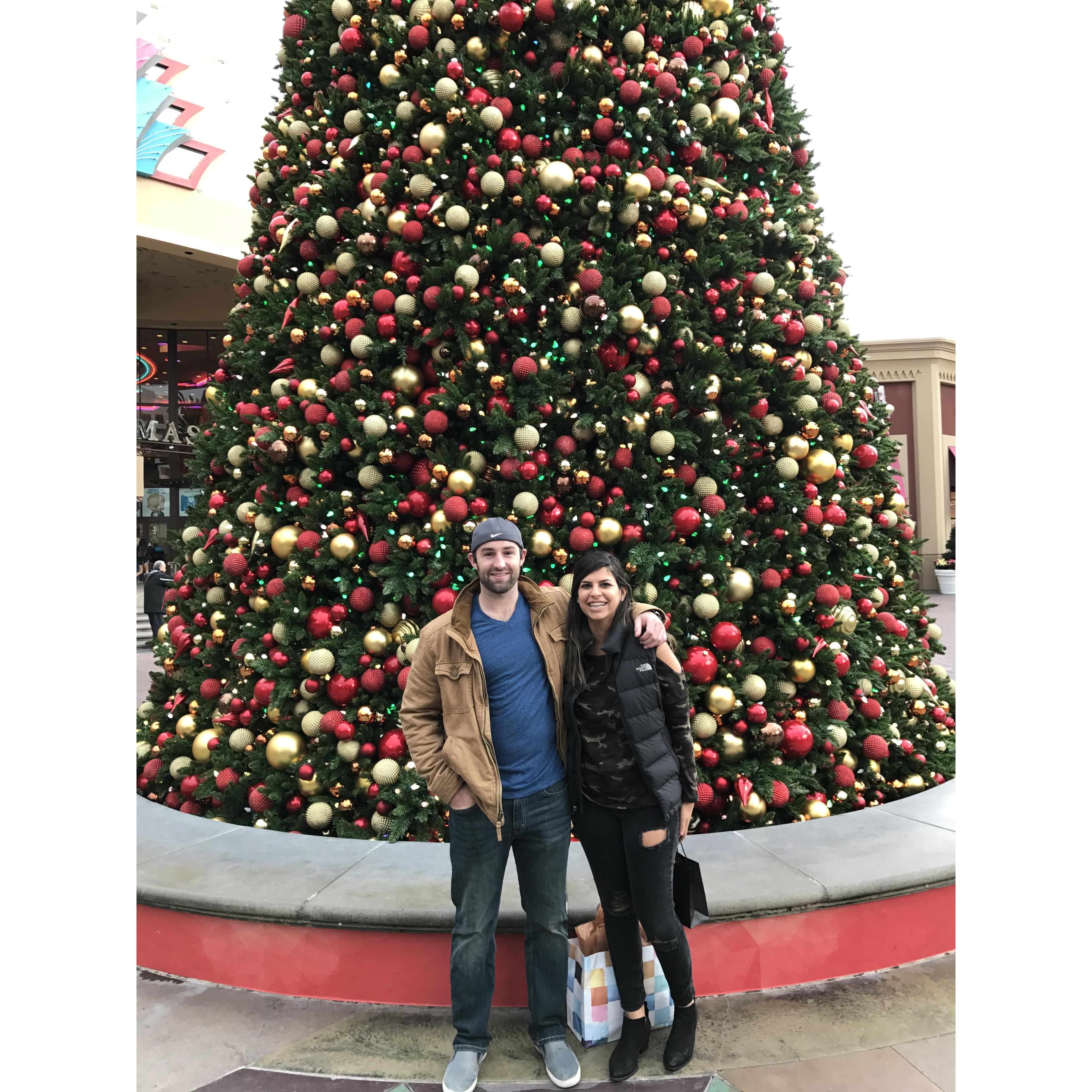 Our first holiday season together circa 2016