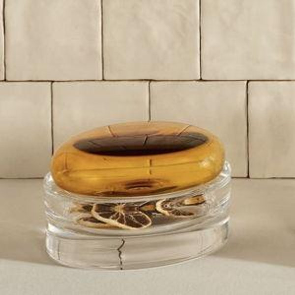 Nude Glass | Ecrin Lidded Vessel Wide