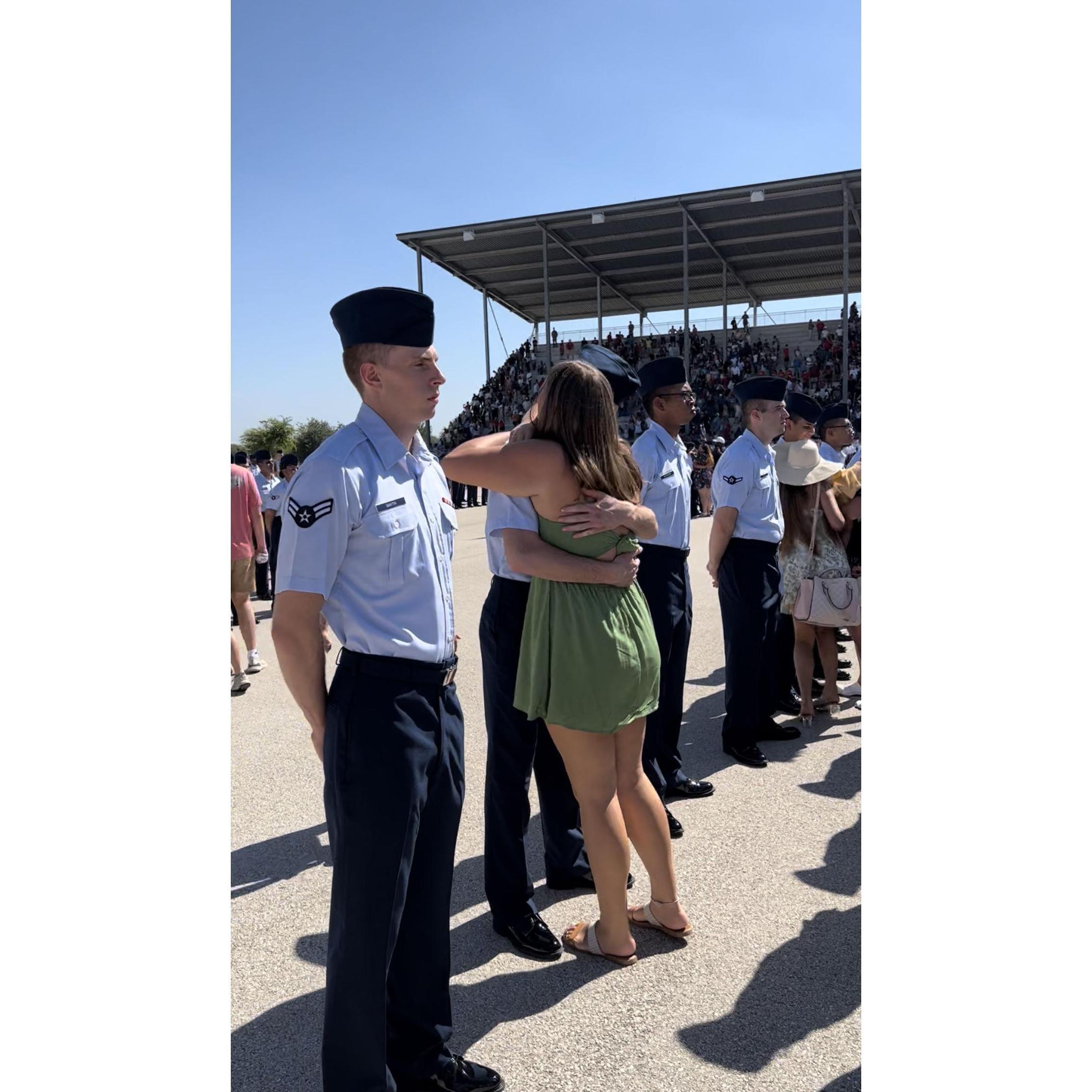 One of the most challenging things that Hattie and Justin have gone through together has been Justin joining the military, but it has only strengthened their love for one another!