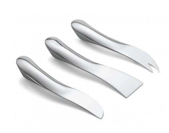Wave Cheese Knives, 3 pc set