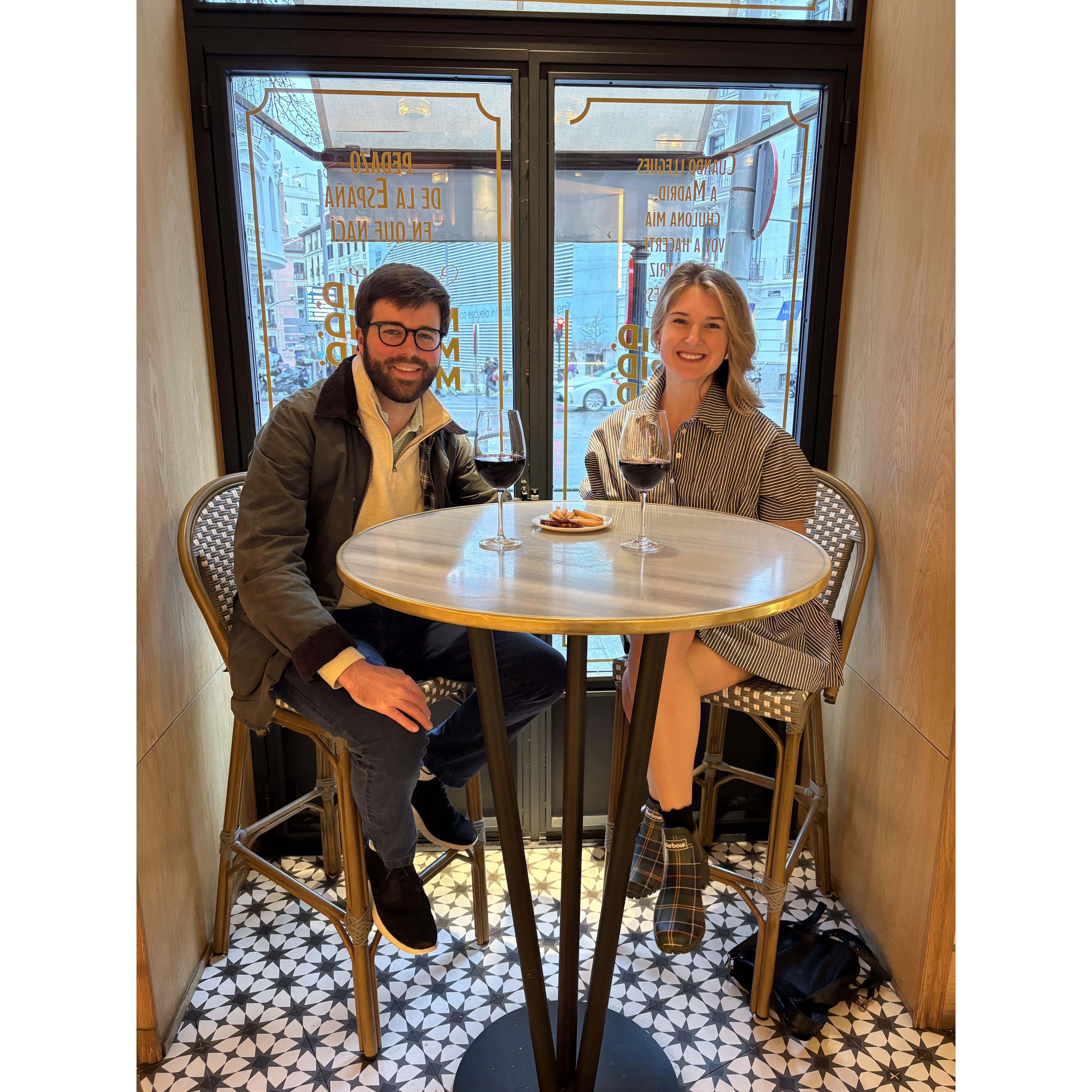 Our last night in Madrid