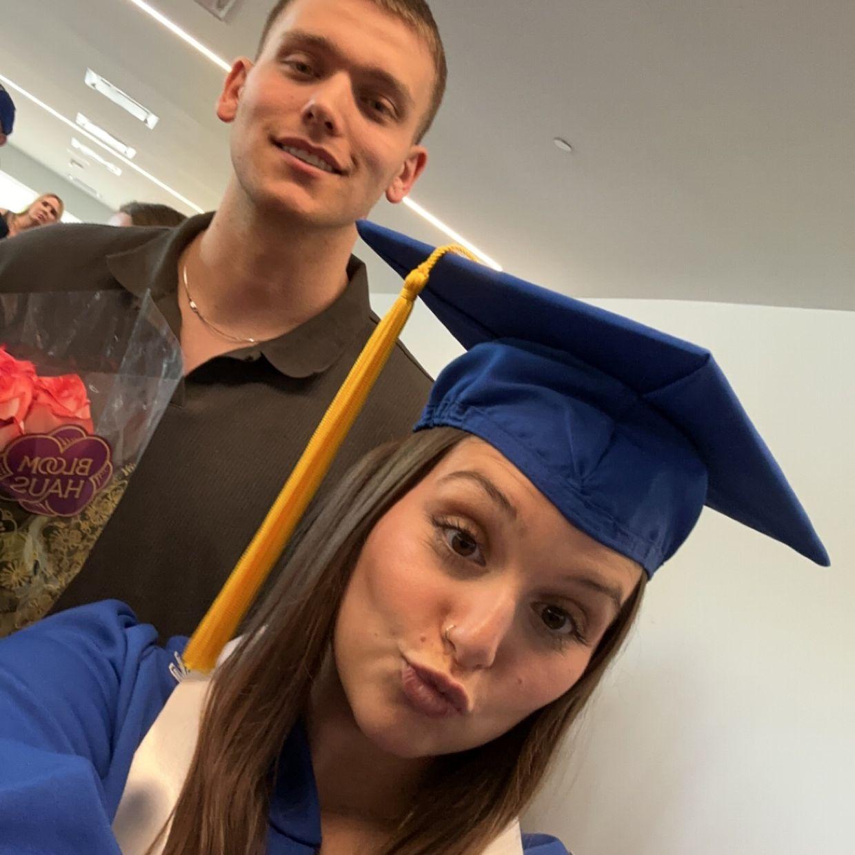 Had Presten by my side as I graduated college