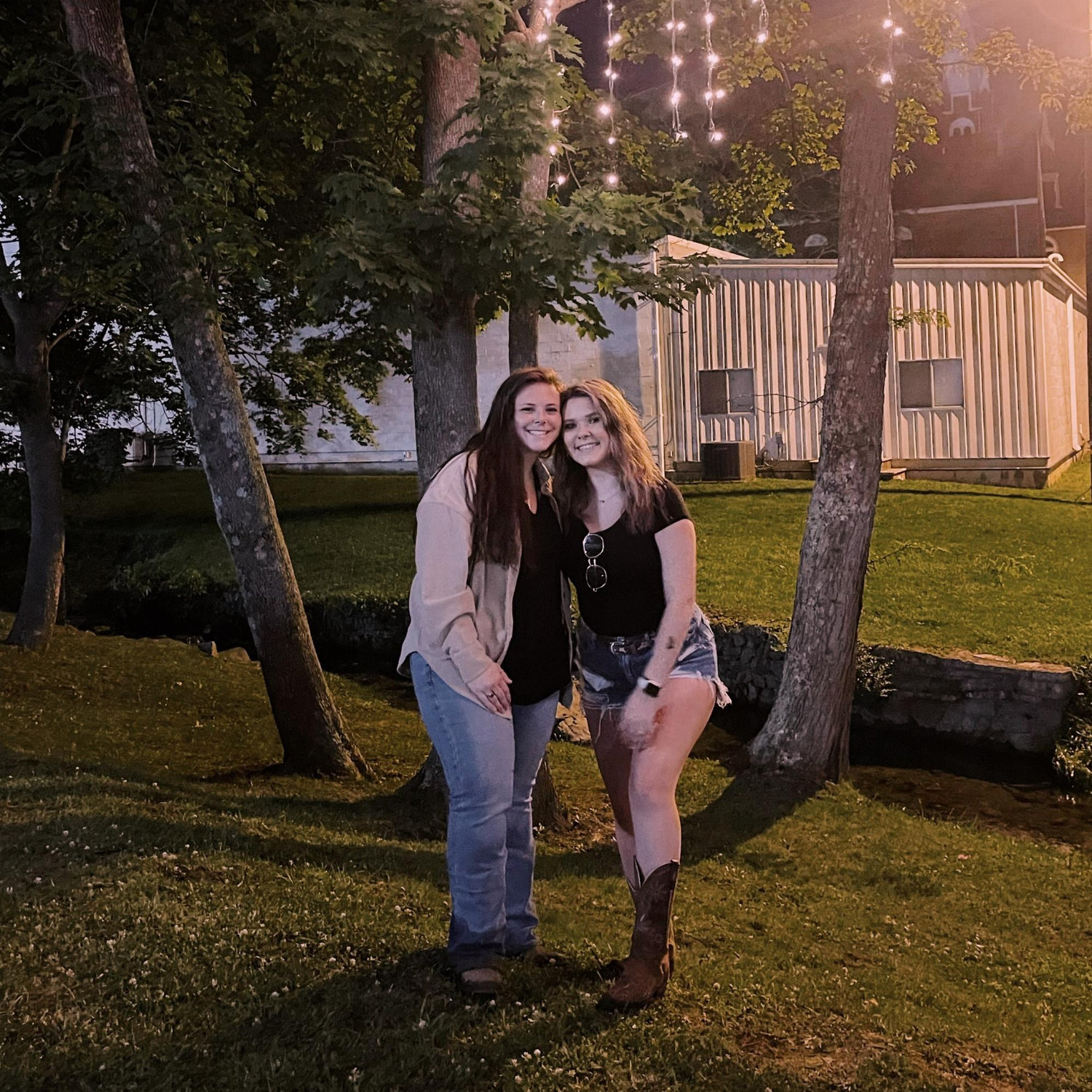 Summer 2023: Our first concert together! Singing at the top of our lungs and loving every second