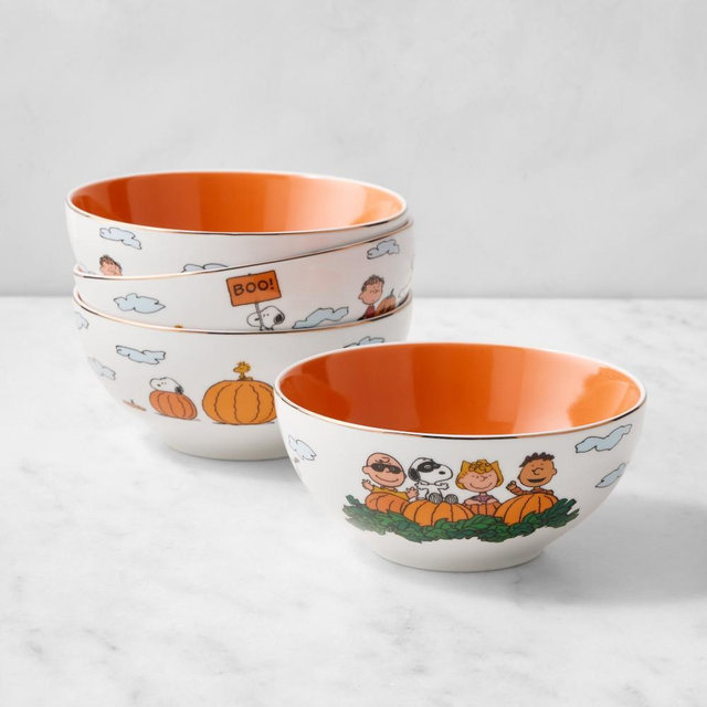 PEANUTS™ x Williams Sonoma The Great Pumpkin Cereal Bowls, Set of 4