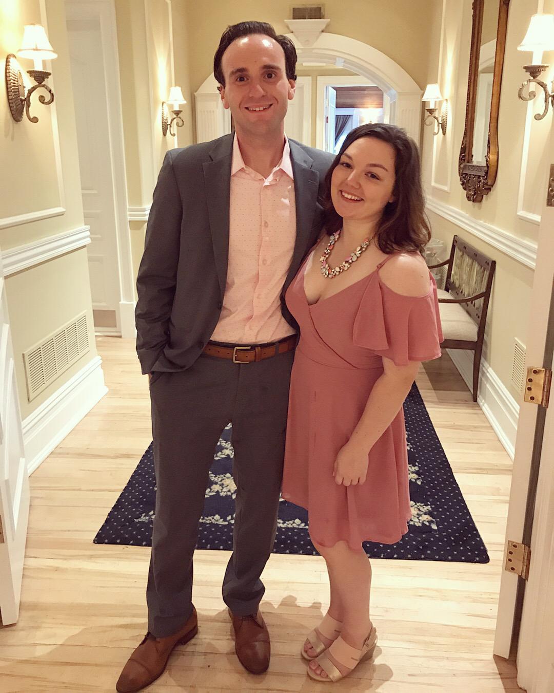 Fun fact: Julie and Colin attended three weddings before they hit their one year and celebrated all of their first holidays as a couple together in their one year!