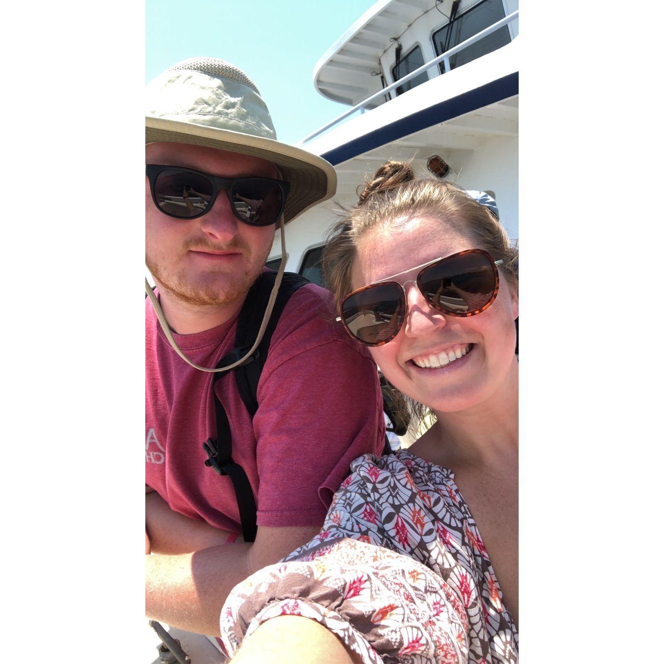 On our way to Bald Head Island