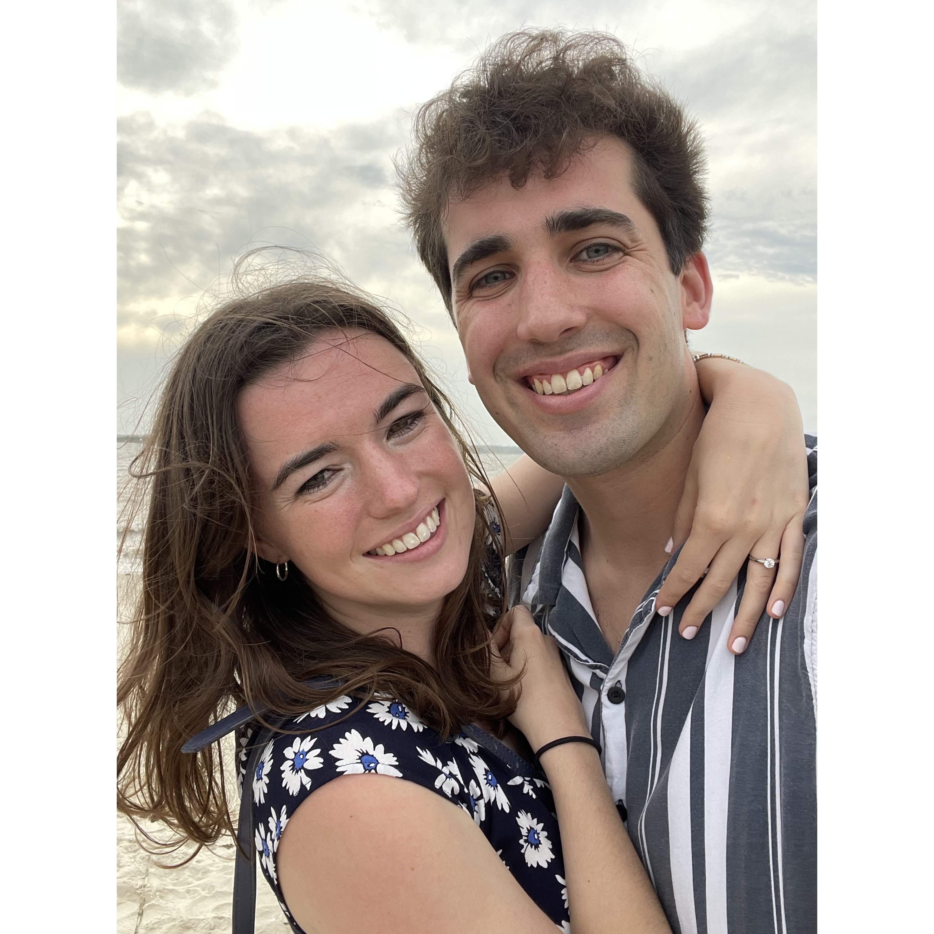 Engaged at Carolina Beach, NC!