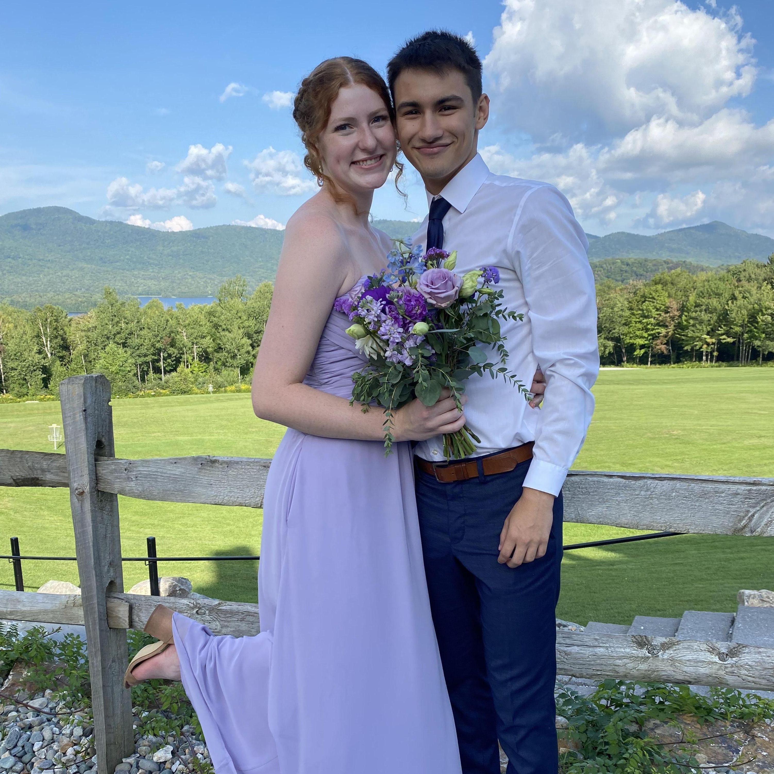 8.20.21 - Amy and Emanuel at Laura and Andy's wedding in Vermont.