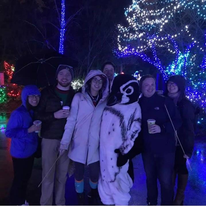 ZooLights with the crew!