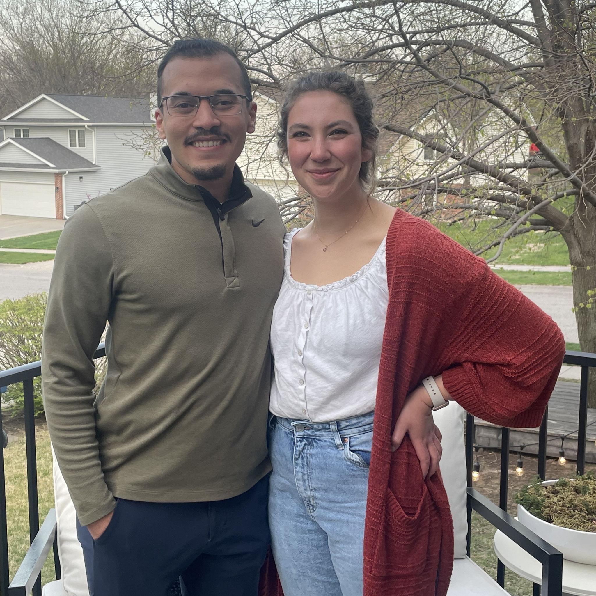 Our first picture together!